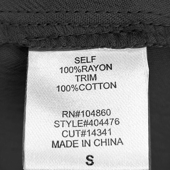 Chloe & Katie Chloe K Black Mosaic Embroidered Gauzy Textured Peplum Tank Top - Picture 16 of 16